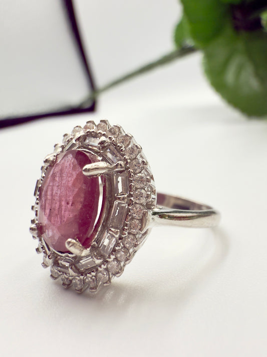 Natural Ruby Double- Ring
