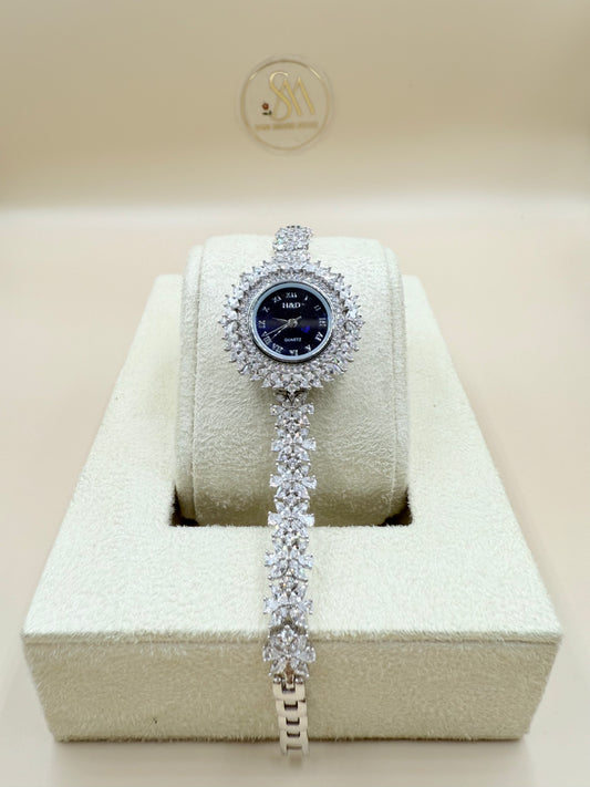 925 Silver Cubic Zirconia Watch