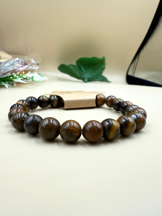 Tiger’s Eye Protection Bracelet – Natural Stone Beads
