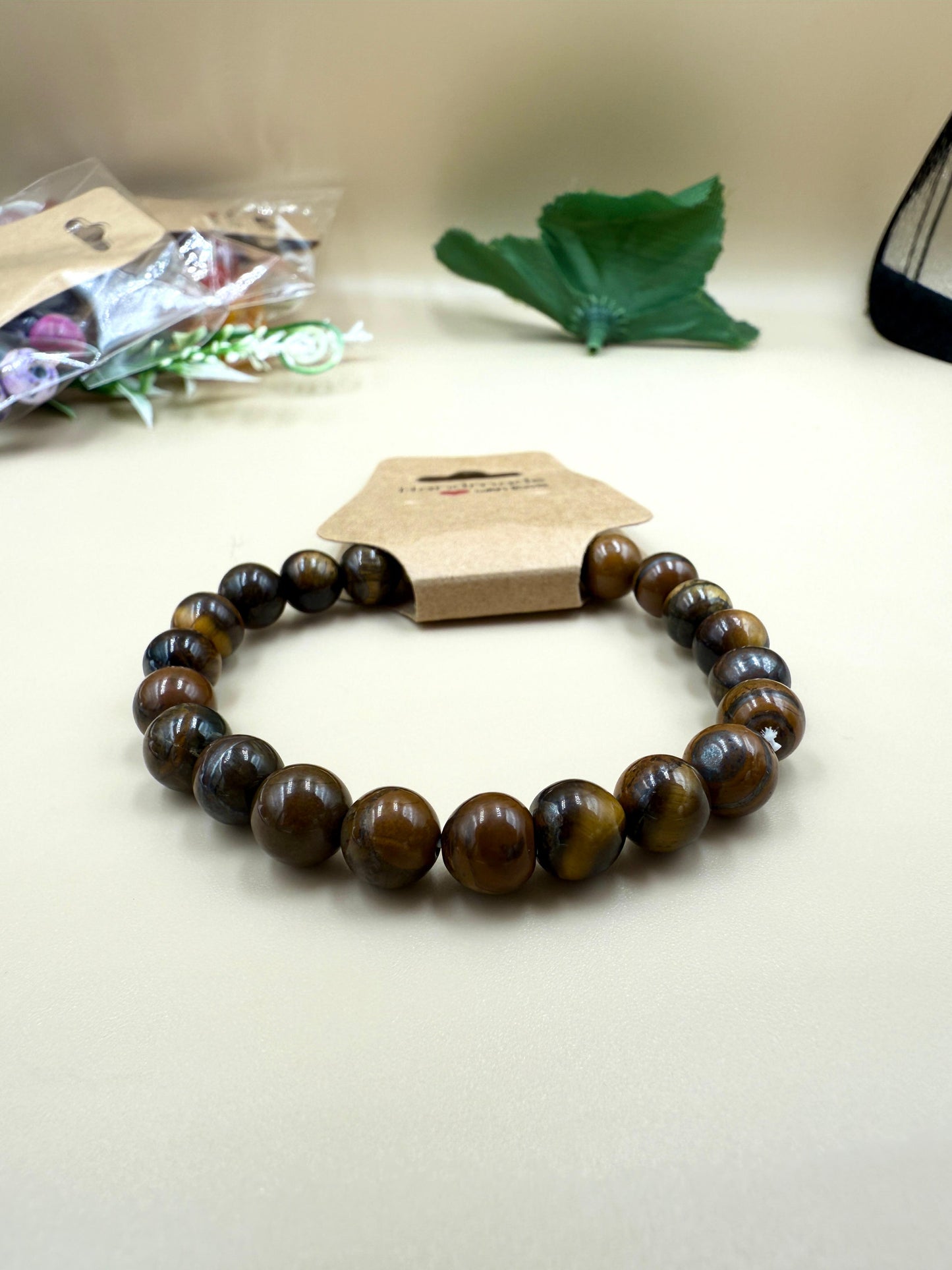 Tiger’s Eye Protection Bracelet – Natural Stone Beads