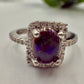 Natural Opal Glow Sterling Silver Ring