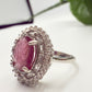 Natural Ruby Double- Ring