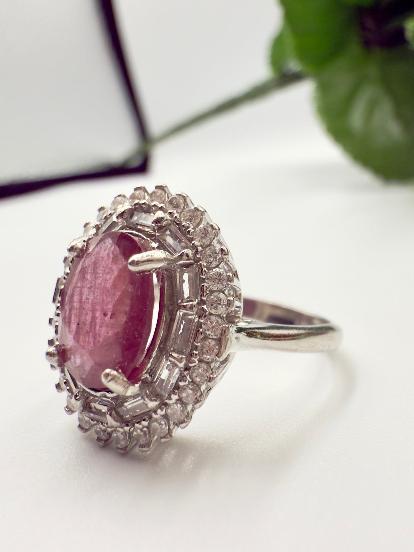 Natural Ruby Double- Ring