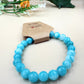 Sky Blue Beaded Bracelet – Handmade Elegance