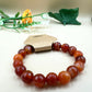 Carnelian Energy Bracelet – Handmade Gemstone Beads