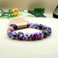 Mystic Purple Agate Bracelet – Handmade Gemstone Beads
