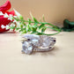 Elegant Solitaire Zircon Silver Ring